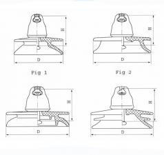 交流耐污盘形悬式绝缘子（双伞型和三伞型）
